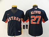 Youth Astros 27 Jose Altuve Navy 2020 Nike Cool Base Jersey,baseball caps,new era cap wholesale,wholesale hats